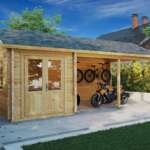 Carport mit Schuppen “Arthur” 7x3m
